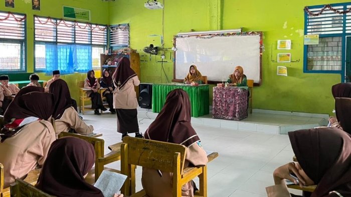 Lomba Story Telling Meriahkan Class Meeting MTsN 1 Kota Sungai Penuh