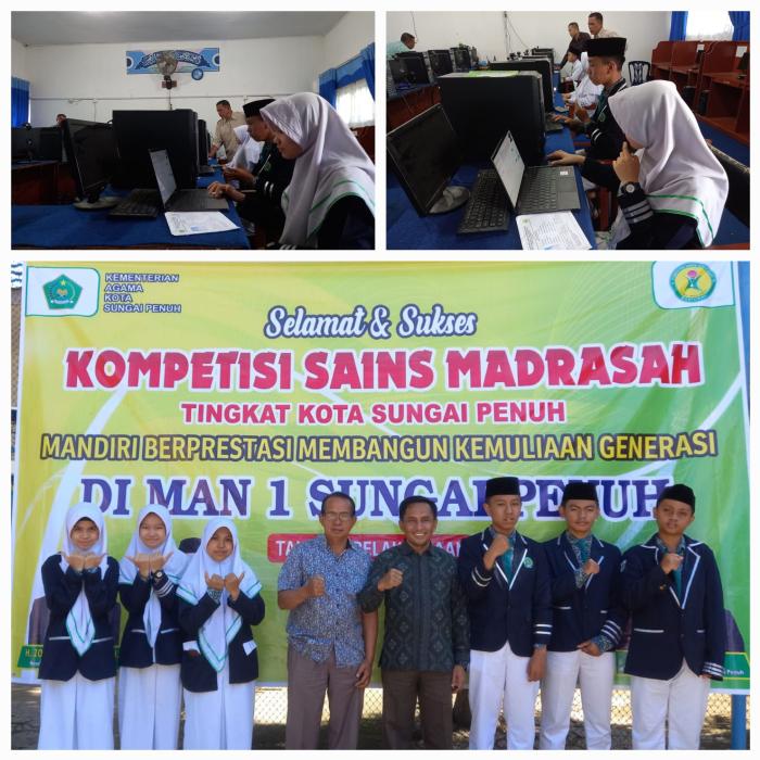 6 Perwakilan MTsN 1 Kota Sungai Penuh Raih Juara pada Ajang KSM 