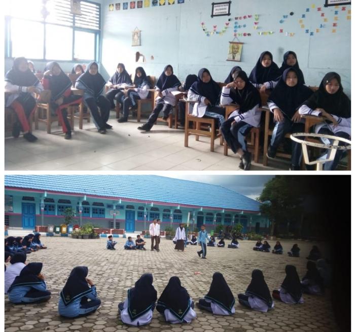 Awali Latihan Perdana dengan Bermain Latihan PMR MTs N 1 Kota Sungai Penuh Terasa Menyenangkan