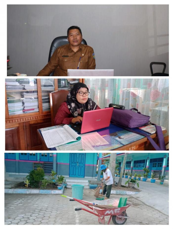 Jaga Kebersihan Lingkungan Madrasah di Tengah Pandemi Covid 19