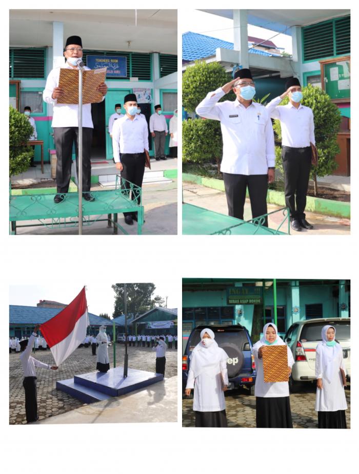 Upacara Hari Amal Bakti Kemeterian Agama Republik Indonesia  ke 75 Tahun 2021