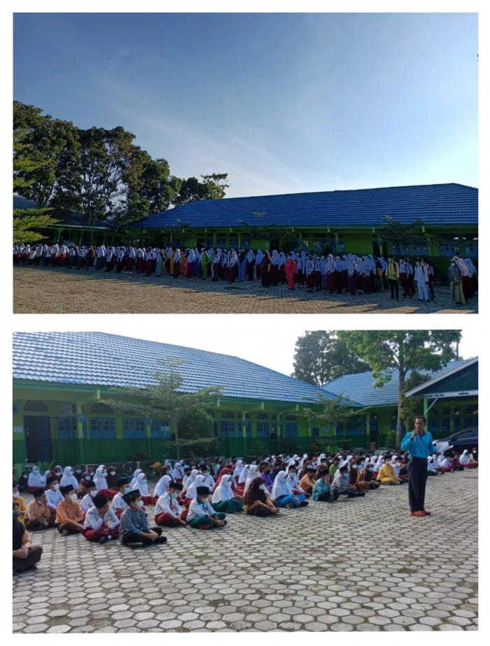 Pelaksanaan MATSAMA ( Masa Taaruf Siswa Madrasah ) MTsN 1 Kota Sungai Penuh Tahun Pelajaran 2021-2022