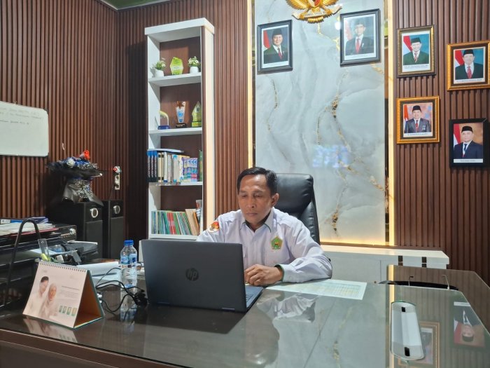 Kepala MTsN 1 Kota Sungai Penuh Ikuti Sosialisasi SNMB MAN Insan Cendekia Tahun Pelajaran 2026/2027