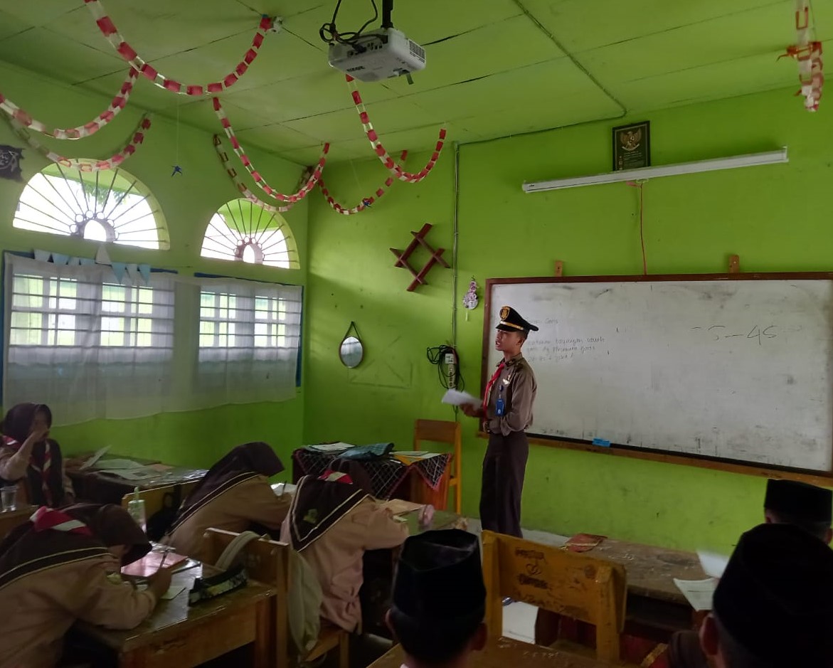 SMA Praja Taruna Nusantara Sumatera Barat  Melalukan Sosialisasi Penerimaan Siswa Baru di MTsN 1 Kota Sungai Penuh.
