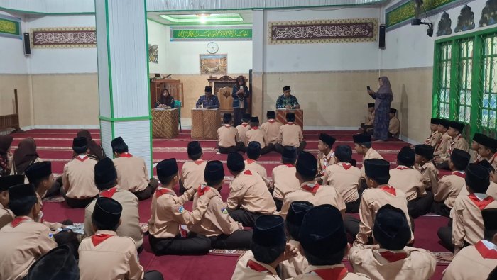 Khidmat dan Penuh Semangat, Lomba Dzikir Digelar di Mushalla MTsN 1 Kota Sungai Penuh
