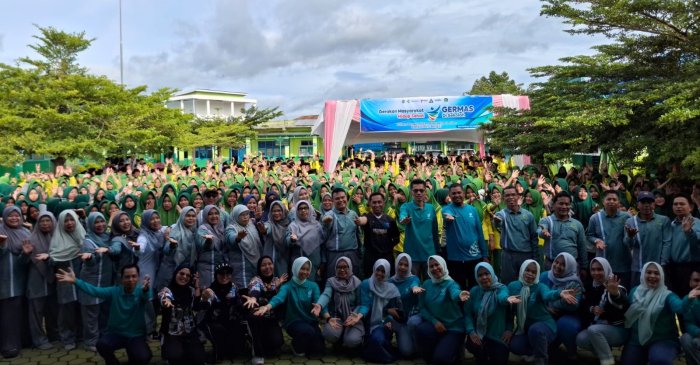 Semarak Gerakan Nasional Aksi Bergizi di MTsN 1 Kota Sungai Penuh Bersama Dinas Kesehatan Kota Sungai Penuh