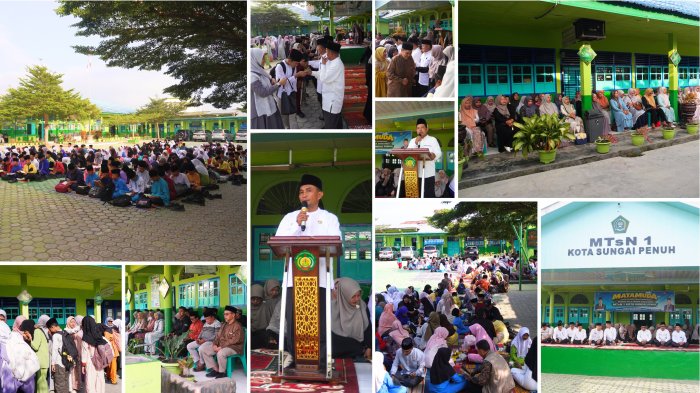 Silaturrahmi & Penyerahan Murid Baru Berlangsung Khidmat di MTsN 1 Kota Sungai Penuh Silaturrahmi & Penyerahan Murid Baru Berlangsung Khidmat di MTsN 1 Kota Sungai Penuh