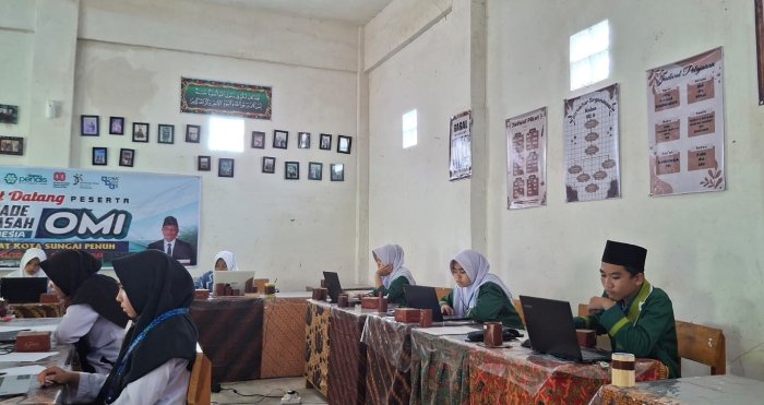 Dengan Semangat Juang Tinggi, Peserta OMI IPA  MTsN 1 Kota Sungai Penuh Sukses Ikuti Kompetisi